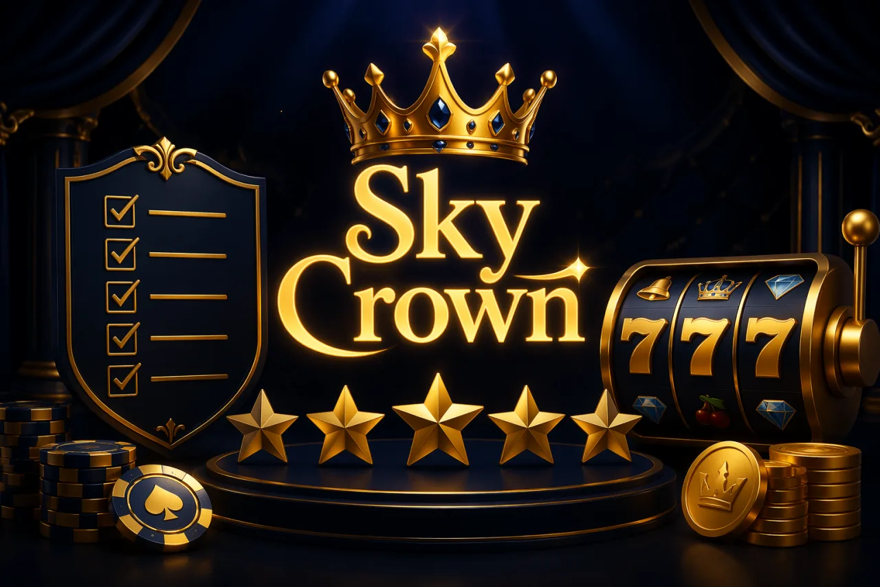 Sky Crown Casino review with rating and crown